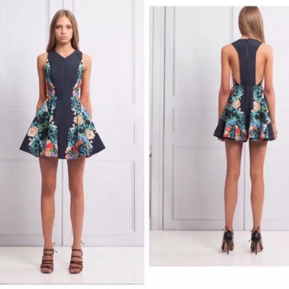 Keepsake the Label Skater Dress w Open Back